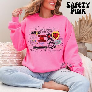 One Tree Hill Collage Crewneck | Nathan & Haley, Tree Hill Moments | OTH Fan Gift | TV Show Graphic Sweatshirt | Gildan Crewneck image 3