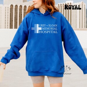 Grey Sloan Memorial Hospital Hoodie | Greys Anatomy | Meredith Grey | TV Show Inspired Sweatshirt | Medical Drama Hoodie | Gildan Hoodie image 5