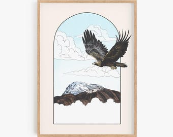 Wind Blowing Art Print