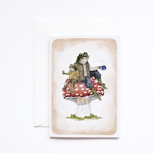 Carte d'amis grenouille - Carte d'amitié - Frogcore
