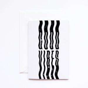 Carte Good Vibes - Carte typographique