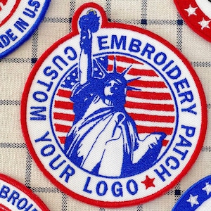 Custom Logo Patch – Bulk & Wholesale Embroidered Patches | Iron-On, Sew-On, Velcro | For Business, Teams, For Clothes, Jackets, Hats