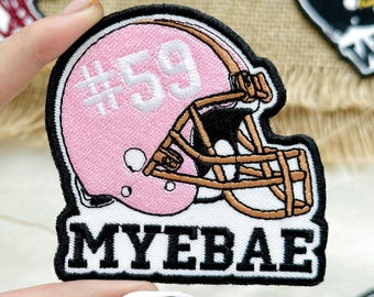 Custom Embroidered Football Helmet Patch: Personalized Team Jersey Patch