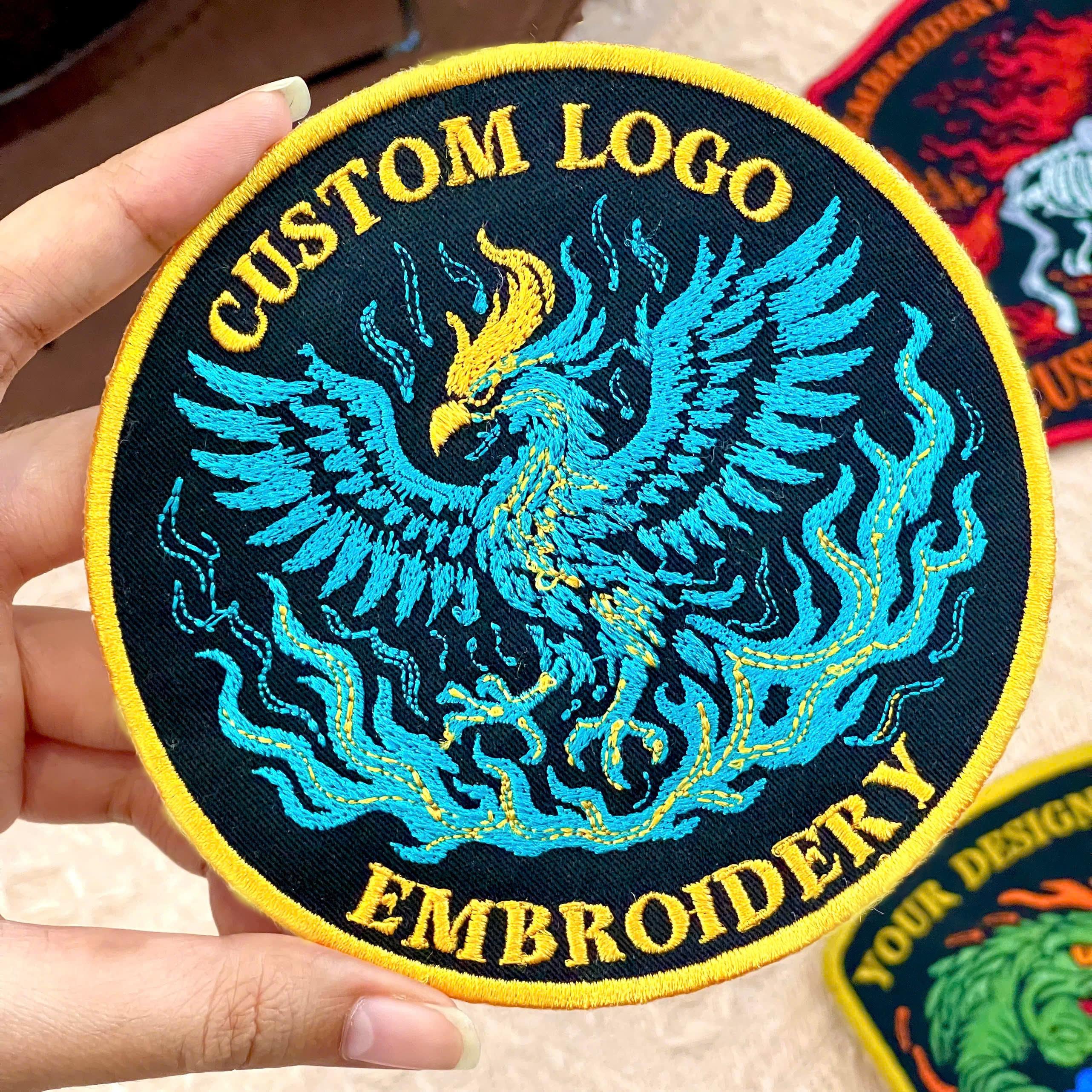 Custom Logo Patch, Personalized Logo Patches,  Bulk & Wholesale | Iron-On, Sew-On, Velcro | For Business, Teams, For Clothes, Jackets, Hats