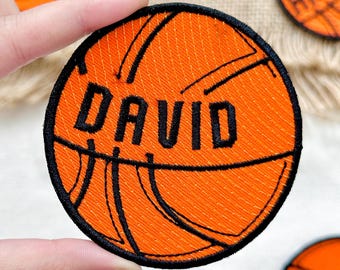 Personalized Basketball Patch – Custom Embroidered Team Name Badge