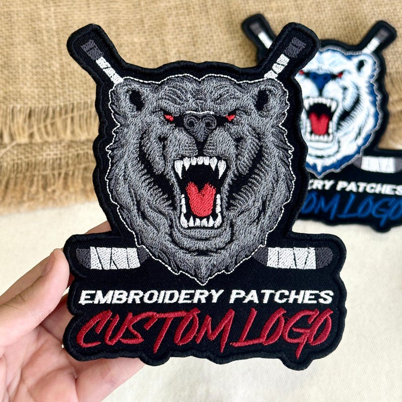 Custom Embroidered Patch | Team Logo Uniform Patch | Personalized Iron On image 1