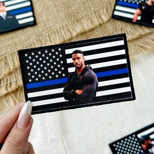 Custom American Flag Patch, Personalized Embroidered & Printed, Iron-On or Sew-On