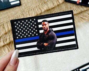 Custom American Flag Patch, Personalized Embroidered & Printed, Iron-On or Sew-On