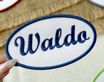 Custom Embroidered Name Patch: Iron-On/Sew-On Personalized Tag