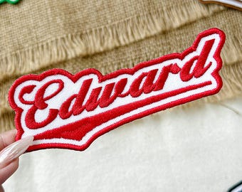Custom Embroidered Name Patch: Iron-On, Sew-On, Hook & Loop