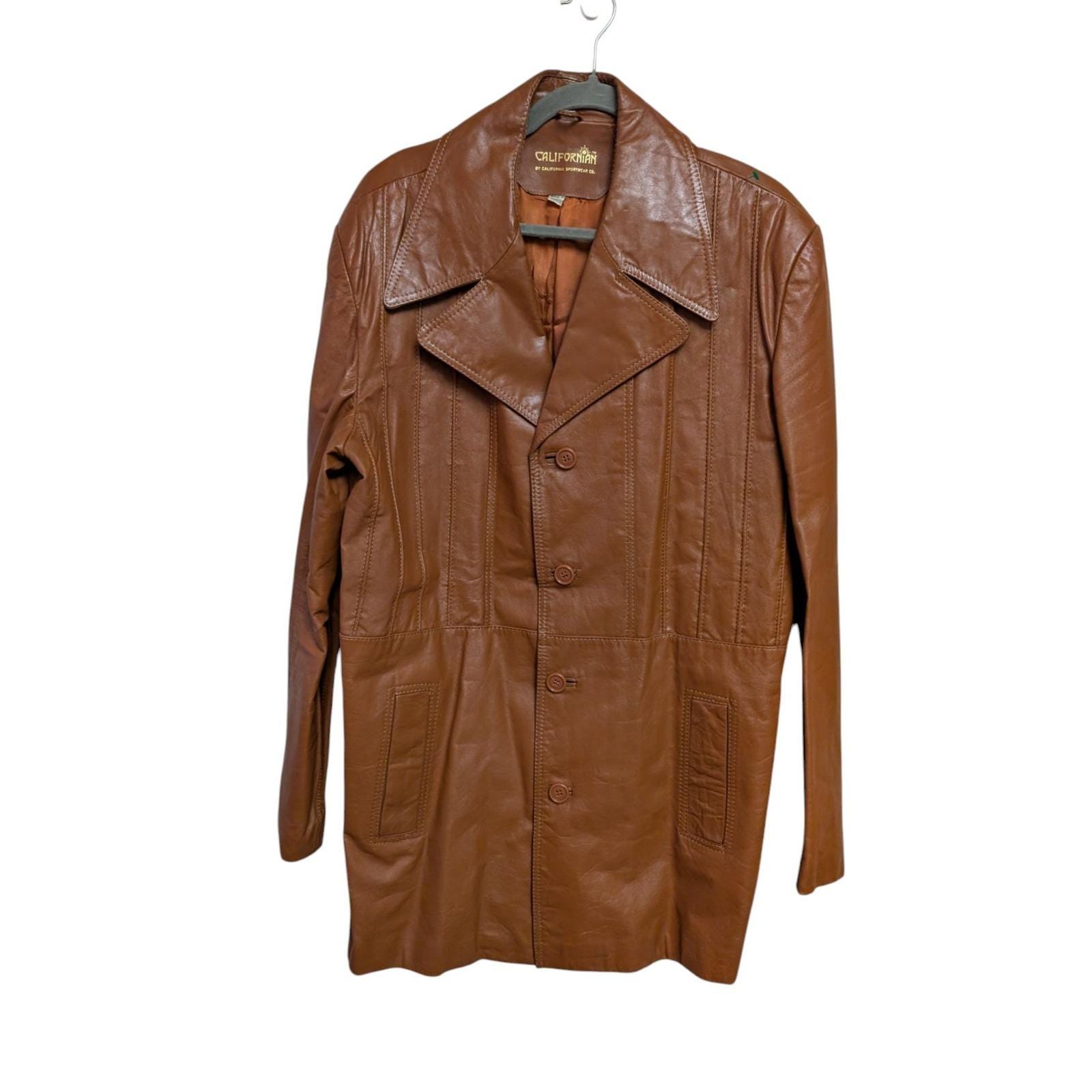 Californian Leather Jacket - Etsy Canada