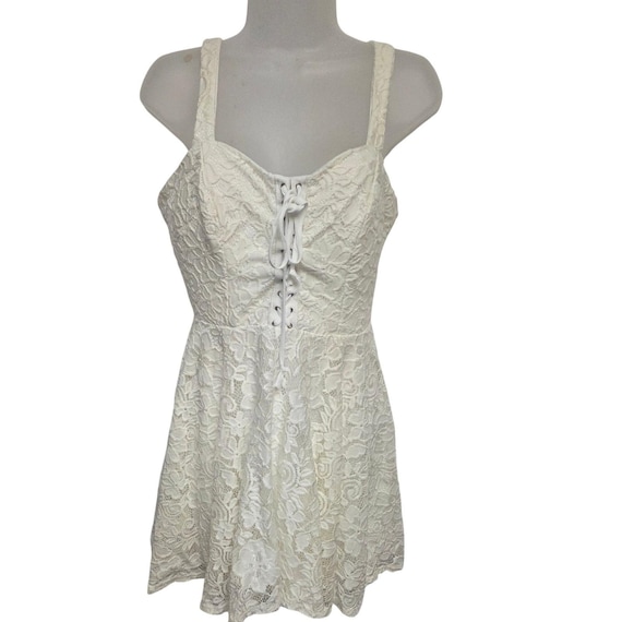 b darlin white lace dress Amazon.com: B Darlin Womens Sheath Short Dress White Ruffled Zippered  Sleeveless Mock Neck Party Solid Lined Juniors 13 : Clothing, Shoes &  Jewelry
