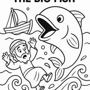 Jonah And The Big Fish Bible Story Activity Packet Etsy jonah-and-the-big-fish-bible-story-activity-packet-etsy