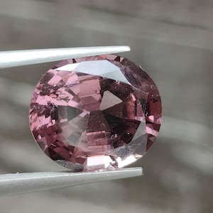9.25 Ct Unheated Purple Spinel – Certified Natural Oval Mixed Cut Gemstone