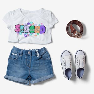 Back To School Shirt, Second Grade, First Day of School, Colorful Kids Tee, Cute Kid Apparel