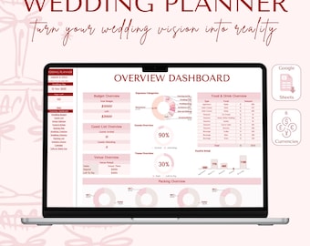 Budget de mariage, Feuille de calcul budgétaire, Programme de mariage, Agenda de mariage, Chronologie du jour du mariage, organisateur de mariage, Liste de contrôle de mariage, Mariage