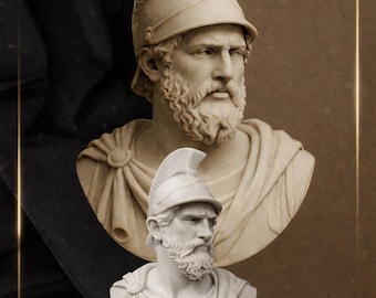 Odysseus Bust Statue | Legend of Homers Odyssey | Trojan War Hero | Greek Rome Myth Mythology | Man Cave Art History Home Office Decor Gift