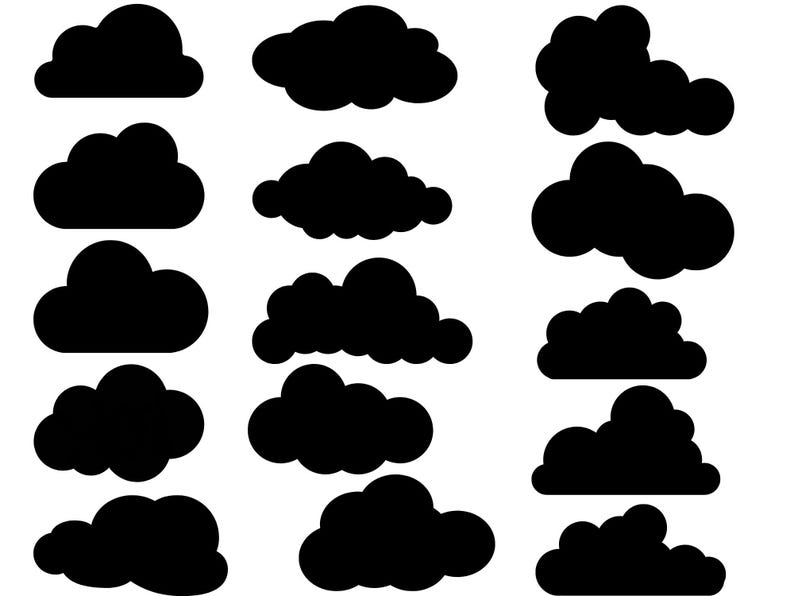 Cloud Svg Bundle, Clouds Svg, Clouds Clipart, Sky Svg, Cloud Svg Files ...