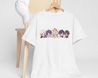 Chibis Love & Deepspace - T-shirt unisexe en coton épais
