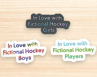 Fictional Hockey Romance Sticker - BookTok Reader Gift