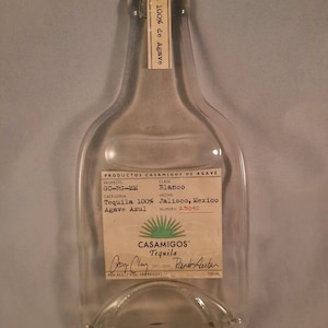 Fused Flat Casamigos Taquila Bottle