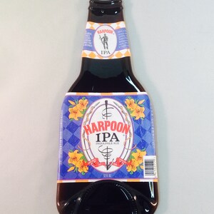 Fused flat Harpoon Brewing Beer bottle