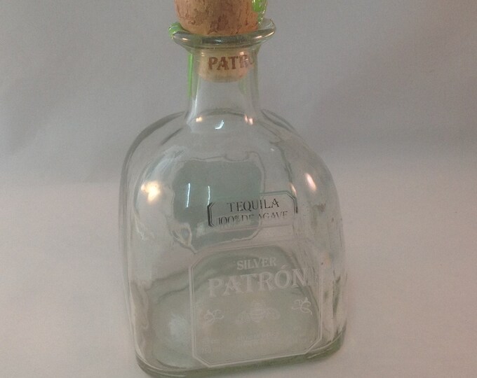 Empty Patron Bottle Etsy