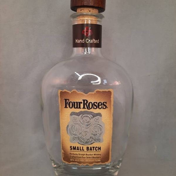 Empty 750ml Four Roses bottle