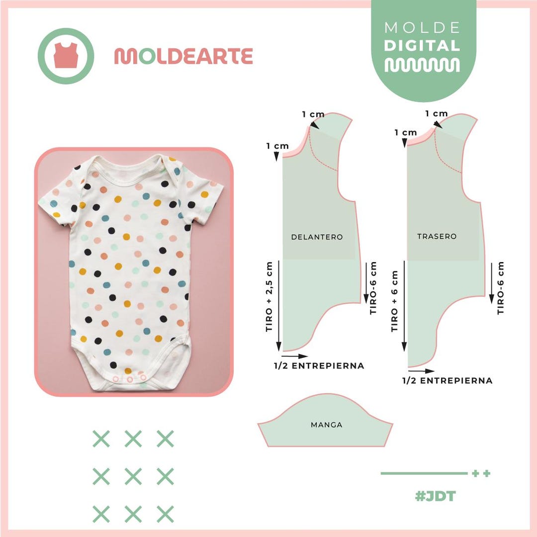 Bodysuit Pattern Template - PDF - A4 - 9 Sizes - Etsy