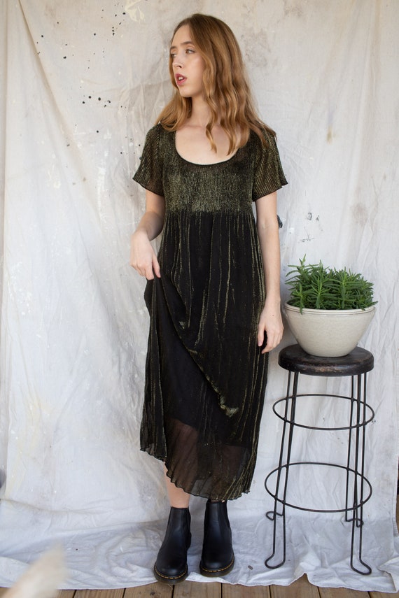 Vintage Babydoll Dress! Vintage Shimmery Babydoll