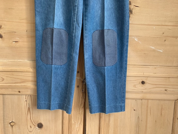 Patched Vintage Jeans, high waist jeans, mom jeans