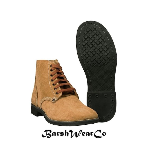 Handmade Suede Ankle Boots: Vintage Style Leather, Durable  display picture 1