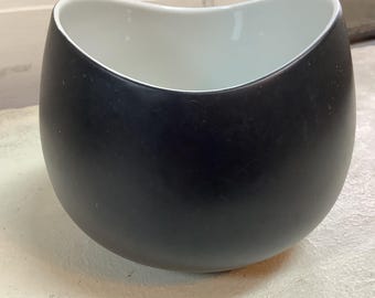 Rosenthal Continental Saucière Charbon De Bois Bol Raymond Loewy Noir Mat MCM