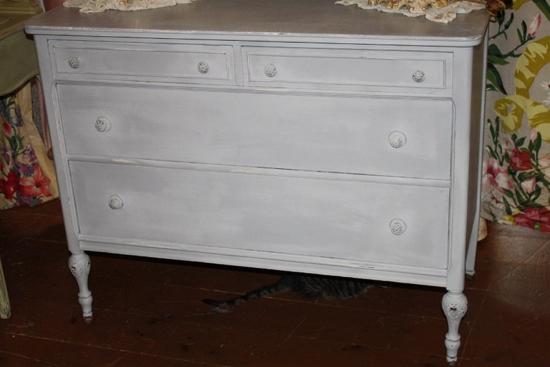 Shabby Chic Dresser Antique Painted Dresser W Attached Swing