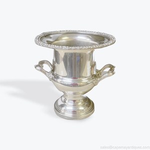 Vintage Silver Plate Champagne Ice Bucket Trophy Form