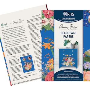 Dedcoupage Paper by Annie Sloan Floribunda