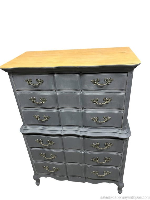 vintage grey dresser AVAILABLE: New Hope Gray Dresser by Broyhill
