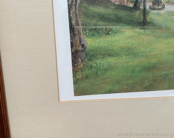 Anne Hathaway's Cottage Print Signed John S Burt 1976