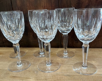 6 Waterford Wine Glasses Claret Wine Kildare Pattern We Think