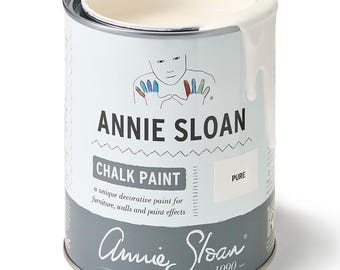 Annie Sloan Chalk Paint Pure White 1 Ltr Furniture Paint Water Based