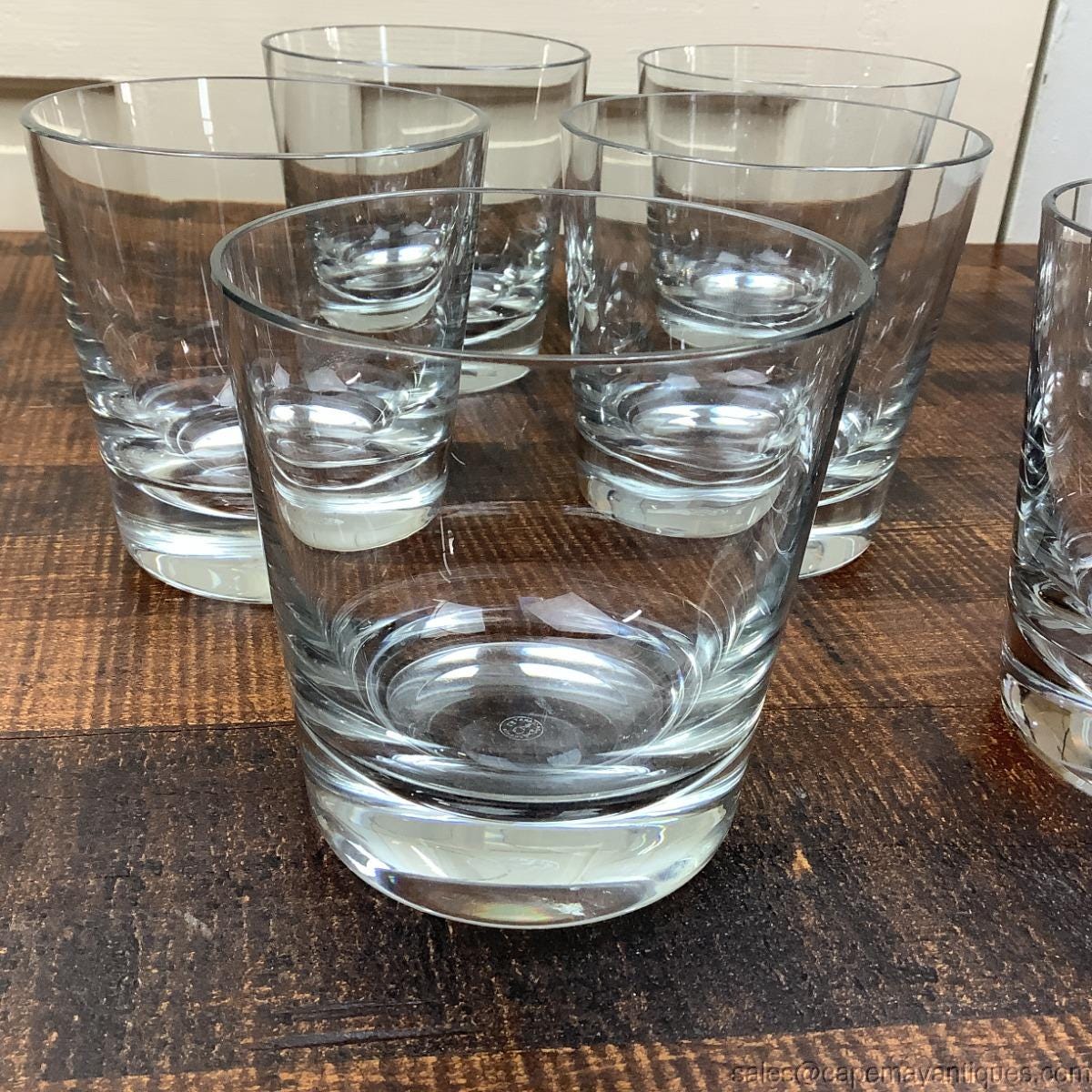6 Baccarat Perfection Old Fashion on the Rocks Glasses 4 3/8