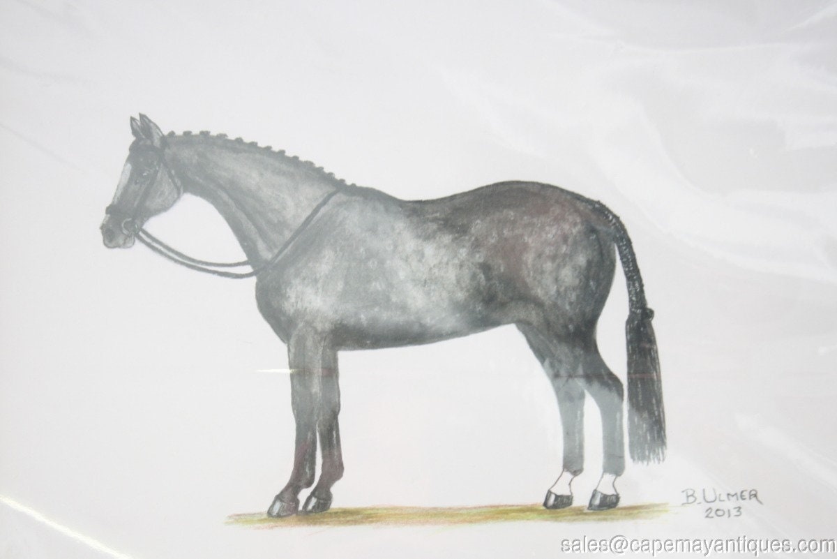 Cheval gris cheap tacheté