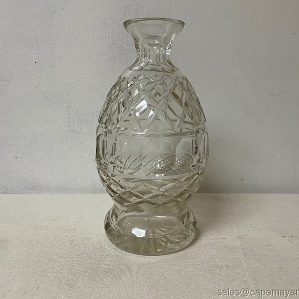 Thick Glass Decanter Etsy