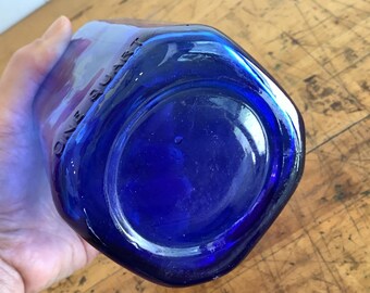 Blue Baby Bottle 本体　旧USA製　 希少初期モデル Brookfield Baby Top Bottle Blue Glass 9.75