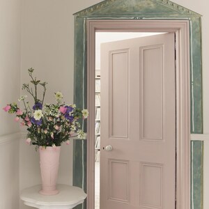 Annie Sloan Satin Paint Pointe Silk Light Pink Furniture Paint All in One image 4