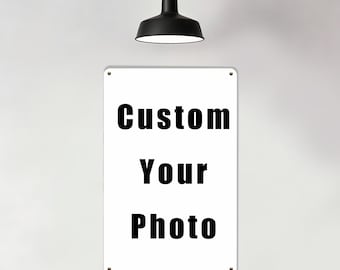 Personalisierte Metallschild, benutzerdefinierte Blechschild, personalisierte Design Schilder, Poster Dekor Zeichen, ästhetische Wohnkultur, mehrere Größen