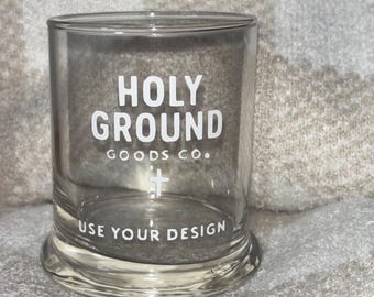 Custom Logo Whiskey Glass, Personalized Business Gift
