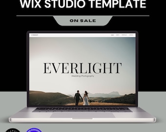 Wedding Photography Wix Studio Template: Editorial Portfolio Website