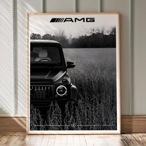 Mercedes G-Wagon AMG Wall Art Printable | Luxury Car Digital Download | G-Class Poster | Auto Decor | G63 Instant Download Art