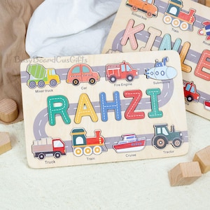 Name Puzzle Montessori Busy board for Toddlers,Name Puzzle 1st Birthday Gift Custom Baby Gift Personalized Puzzle for Kids